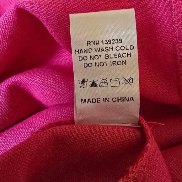 Tuckernuck Pomander Place Florencia One Shoulder Ruffle Linen Blend Midi Dress - Picture 7 of 11